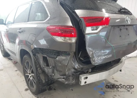 2017 Toyota Highlander Se z USA, uszkodzony, nr VIN 5TDJZRFH1HS421164